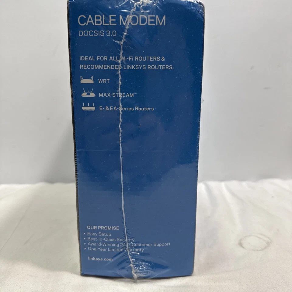 LINKSYS 16 x 4 Cable Modem, 16 x 4 Bonded Channels, DOCSIS 3.0, CM3016 ~ SEALED - Image 2 of 4