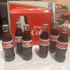 Coke Collectible Share A Coke 6- 8oz Unopened Bottles Diet Coke Nurse Retired