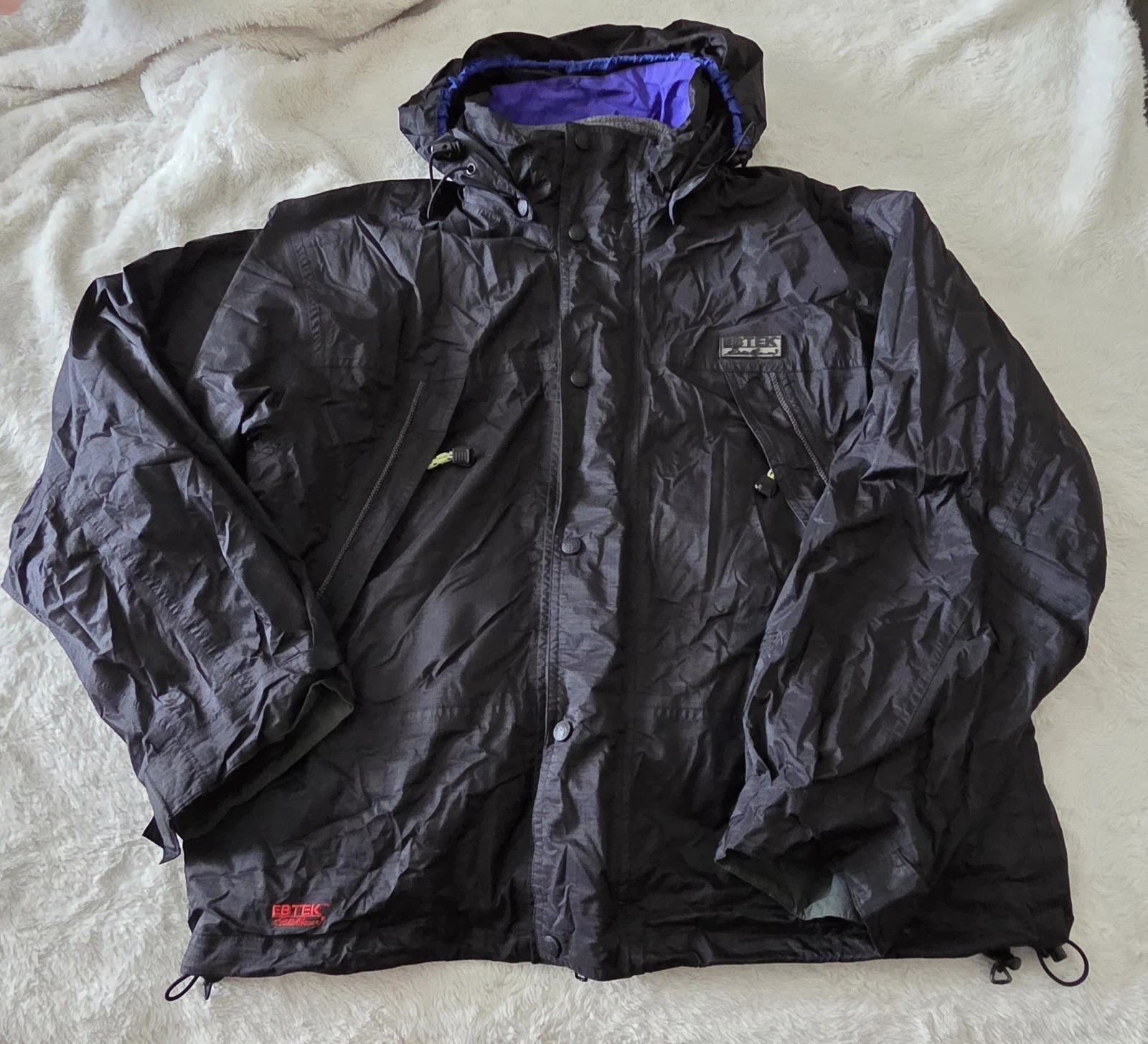 Ebtek Eddie Bauer Men's Snow Jacket Coat Black Full Zip Fleece Lined Gore-tex L
Opens in a new windo