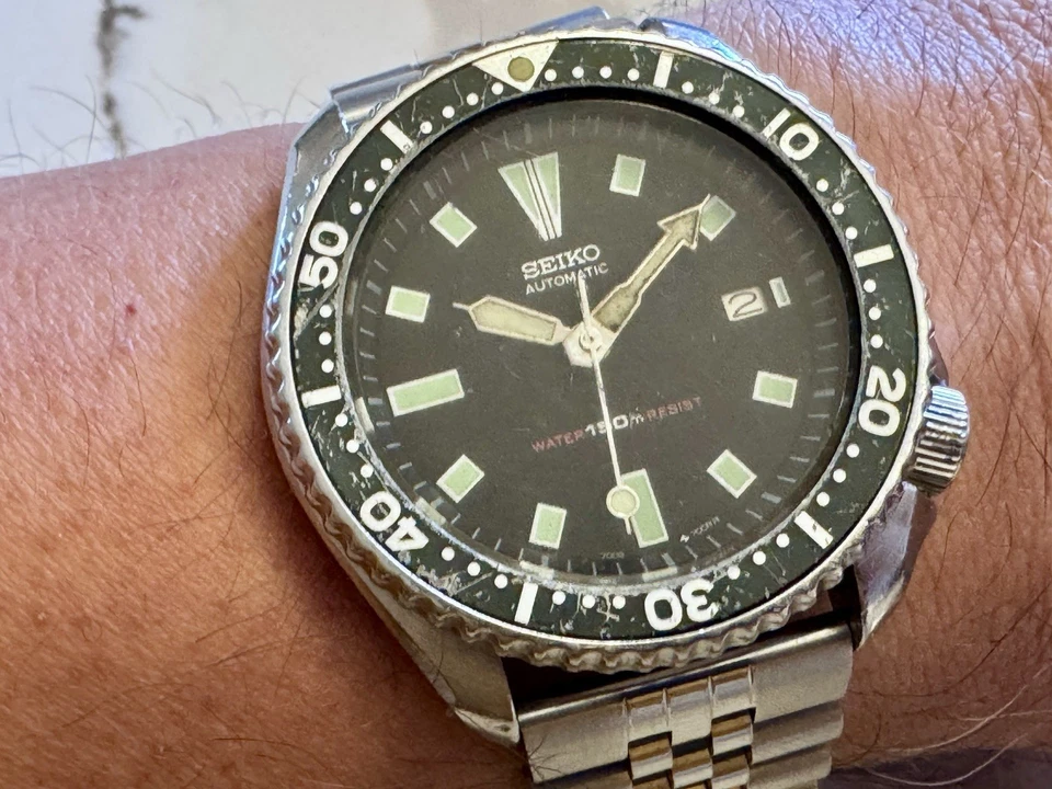 Reloj de buceo Seiko 7002-700J vintage JDM Foto 2 de 4