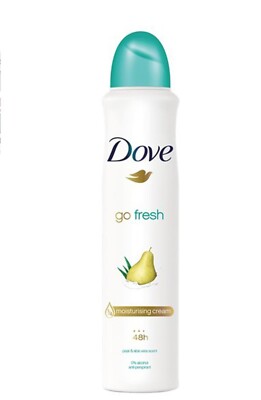 23,30 /L - 6x Dove Women Deodorant Spray - Go Frische Pear & Aloe Vera - 250ml