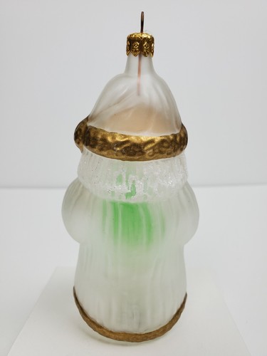 VTG Father Christmas Handmade Glass Christmas Ornament - Poland - Good Condition - Picture 4 of 11