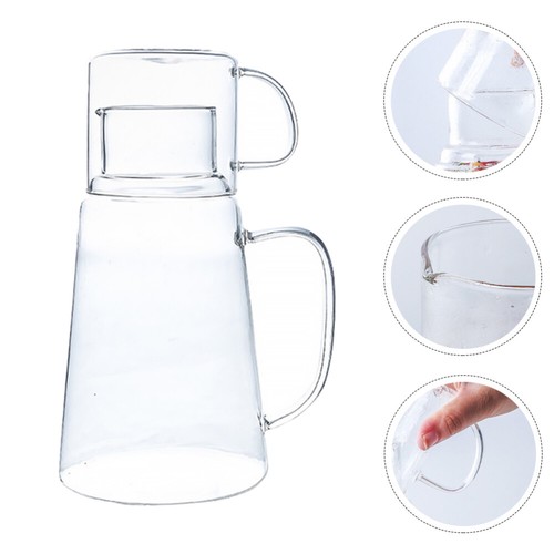 Glass Cup Crystal Pitcher Set Breakfast Glass Teapot
