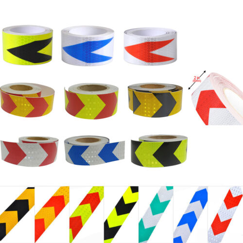 10Ft Reflective Safety Sticker Reflector Tape Car Night Traffic Safety Warning - Picture 1 of 21