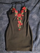 Winsor Rose Black Dress