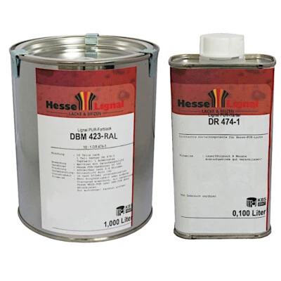 HESSE - LIGNAL Hesse Lignal 2K Acryl Lack, Holz Acryllack Holzlack Möbellack Farblack Buntlack
