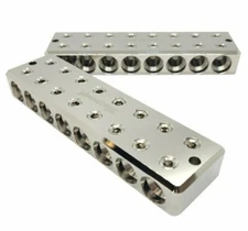 Pair ILL Customz 8 IN 8 OUT 1/0 AWG 0 Gauge Power and Ground Distribution Blocks