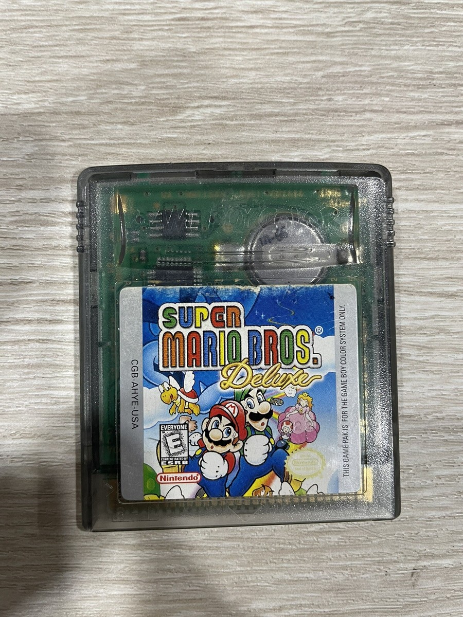 Super Mario Bros Deluxe Nintendo Game Boy Color GBC Gameboy