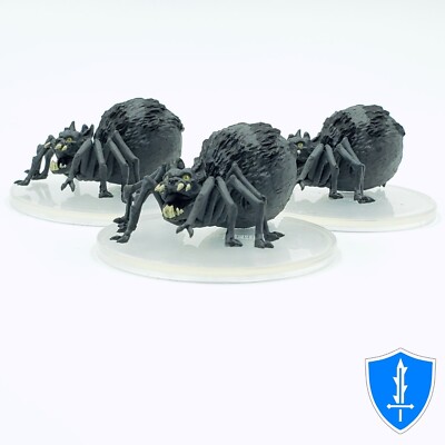 Spyder-Fiend x3 - Vecna Eve of Ruin #25 D&D Icons of the Realms Spider Miniature