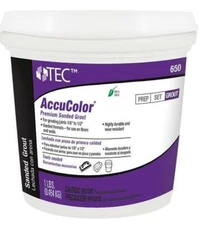 TEC AccuColor Premium Sanded Grout 650 - 1 lb (5 Colors)