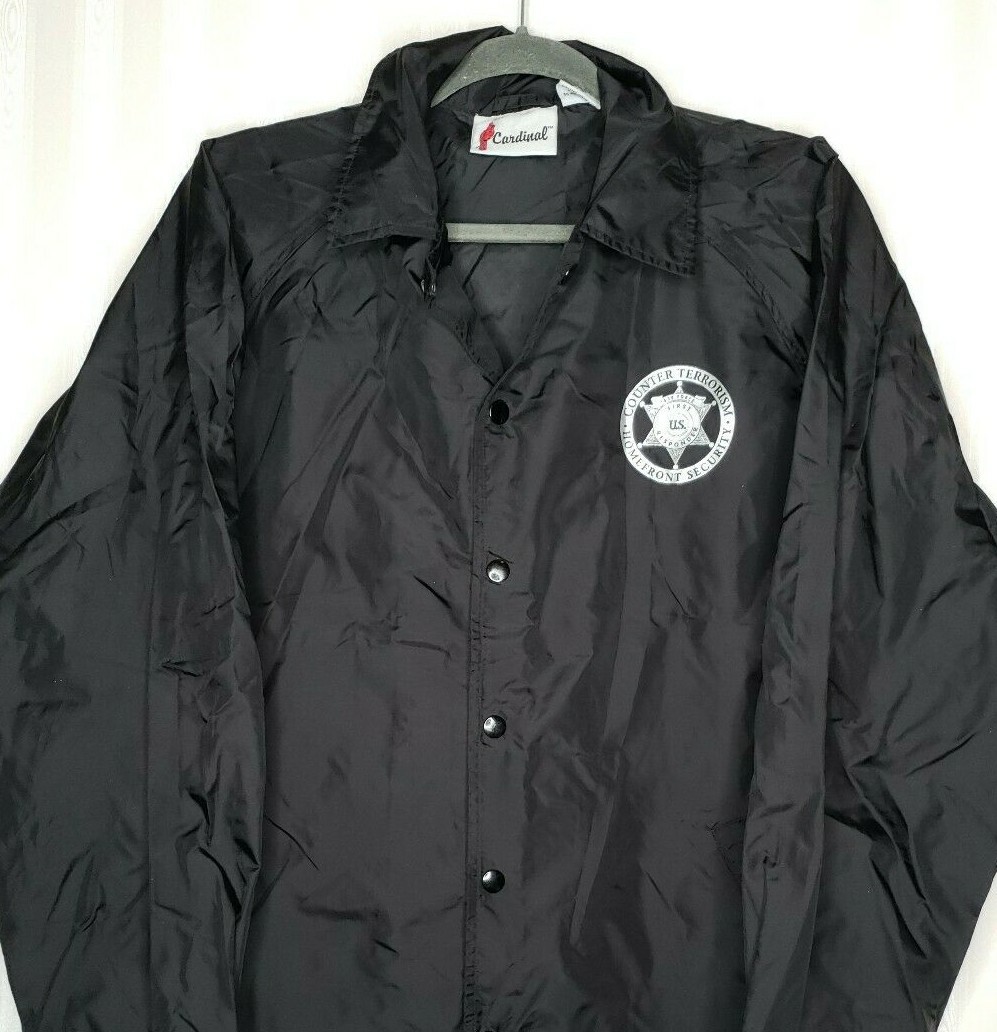 Counter Terrorism Task Force Black Windbreaker Ja… - image 1