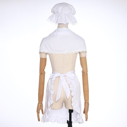 Maid Hat Photography Apron Elegance Cape Unique Lace Cosplay Lolita Three-piece
