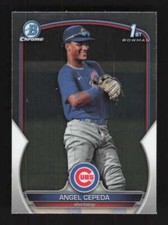 Angel Cepeda  2023 Bowman Chrome  1st Chicago Cubs #BCP-205