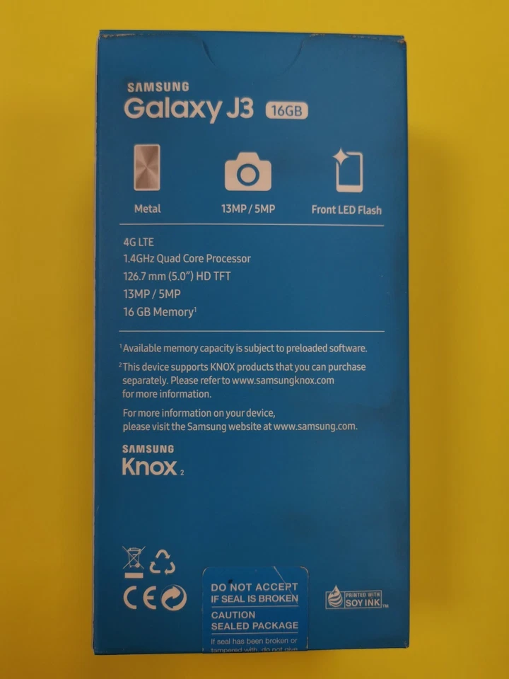 Boite vide d'origine pour Samsung Galaxy J3 - 2017 - 16Go black - Photo 2/3