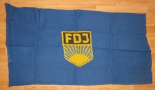 DDR Flagge Fahne FDJ Freie Deutsche Jugend Baumwolle (124115)