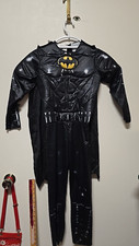 DC The Flash BATMAN Boy MED 7/8 Costume Cosplay Play Dress Up Hero New