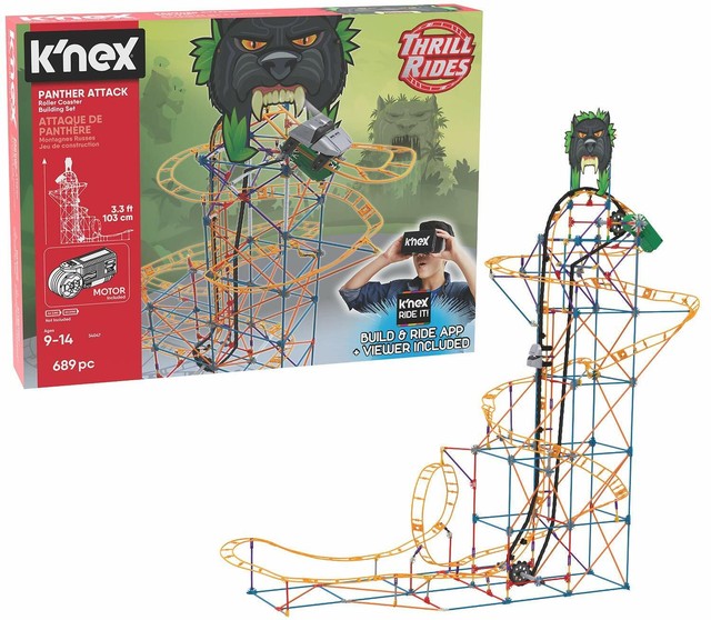 knex thrill rides roller coaster