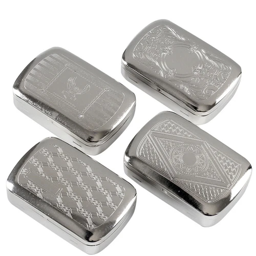 Tobacco Rolling Storage Container Box Metal Automatic Cigarette Smoking Case - Picture 2 of 12