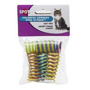 Spot Cat or Kitten Colorful WIDE Springs toys - 第 1/6 張圖片
