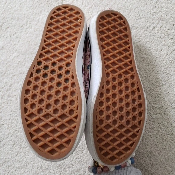 Vans Niños Rosa Cacahuetes Baile Fiesta Snoopy Tenis talla 1 Foto 3 de 4