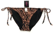 La Senza Bikini Bottoms UK 12 Brown / Black BNWT