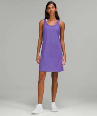 LULULEMON Classic Fit Cotton Blend Scoop Dress Purple Jersey Knit, Size 4 | eBay LULULEMON Classic Fit Cotton Blend Scoop Dress Purple Jersey Knit, Size 4 | eBay