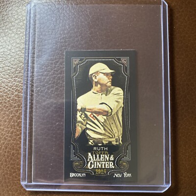 2024 Topps Allen & Ginter X - Babe Ruth - #198 Black Border ONLINE