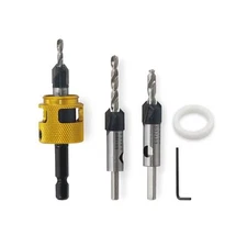 Multi-size Drill Bits Hex Shank Countersink Drill Bit Set Woodworking Counter...