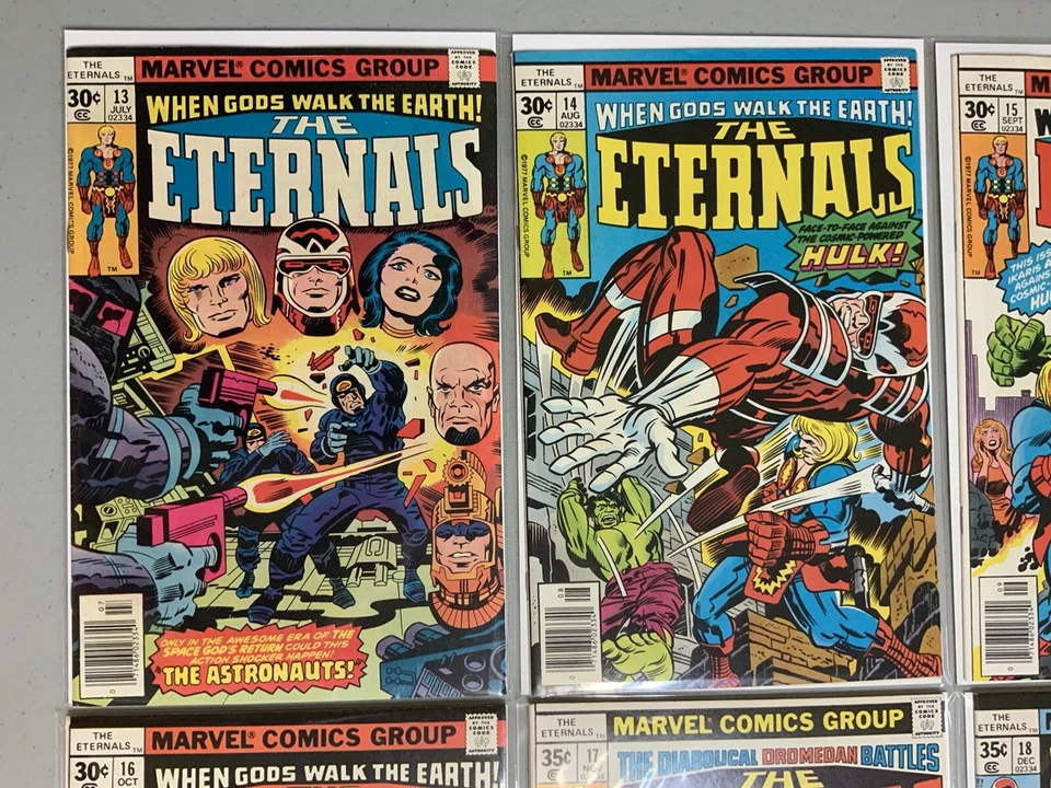 🔥Key MCU Lot🔥Eternals Vol.1 1977 #13 14 15 16 17 18🔥VF+(8.5) 1st Appearances - Image 2 of 4
