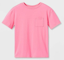 Cat Jack Kids Pink Short Sleeve T-Shirt - Small