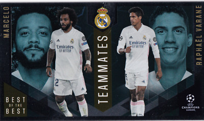 Topps Best of the Best Champions League 20/21 Nr. 148 Marcelo & Varane Teammates