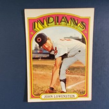 VINTAGE - 1972 TOPPS BASEBALL CARD "JOHN LOWENSTEIN"  #486 PACK FRESH  LOOK!!