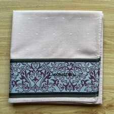 HANDKERCHIEF VINTAGE PAISLEY POLKA DOT MEN'S POCKET SQUARE COTTON 18" D0535