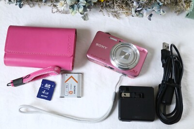 🎦Sony Cyber-Shot DSC-WX60 Pink SteadyShot 16MP Digital Camera