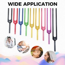 9Pcs Solfeggio Tuning Fork Set for Chakra DNA Healing Vibration Sound Therapy