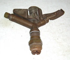 Vintage Buckner 865 Fresno Calif Brass Adjustable Lawn Sprinkler Head