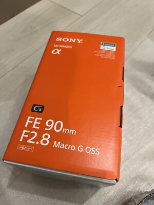 SONY FE 90mm F2.8 Macro G OSS Lens Full Frame | eBay