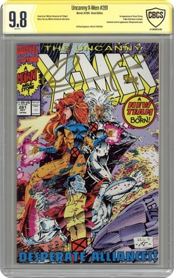 Uncanny X-Men #281 Comics X-Press Signed 1st Printing CBCS 9.8 SS Portacio 1991