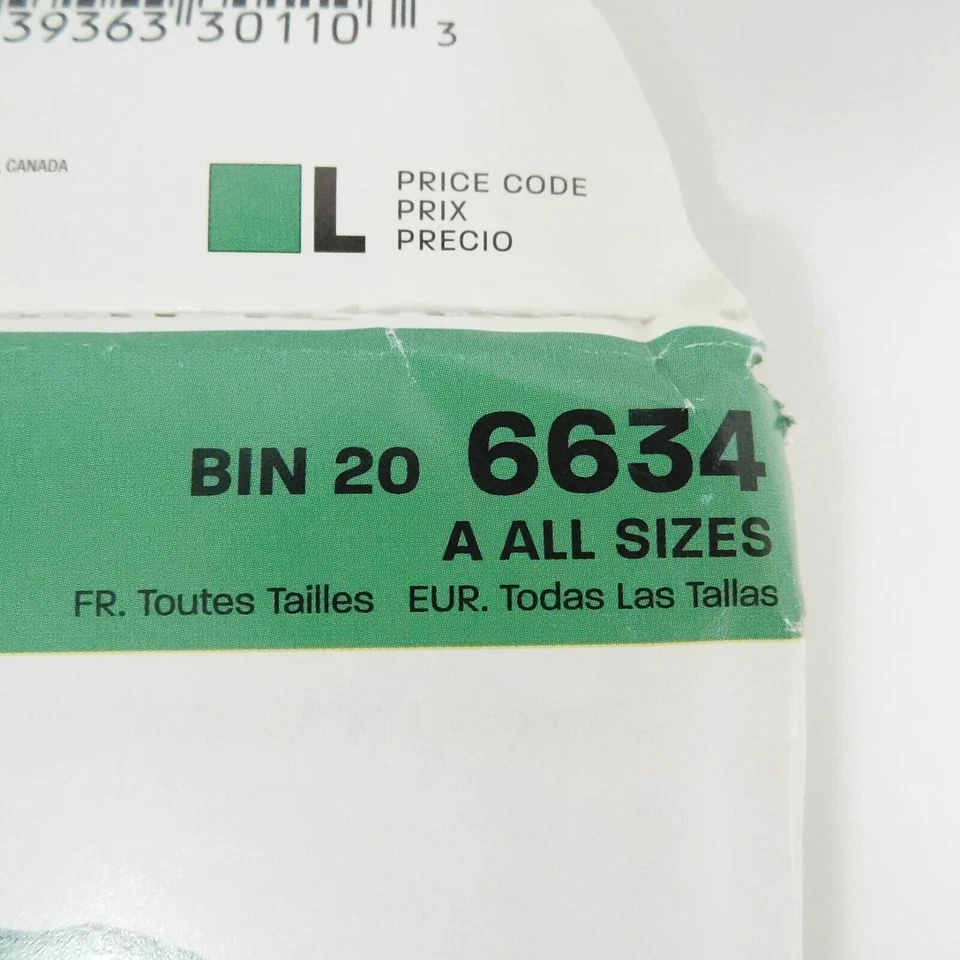 New Look 6634 Unisex Scrubs Sewing Pattern Size XS-XL Uncut Pants Shirt Dress - Image 4 of 4