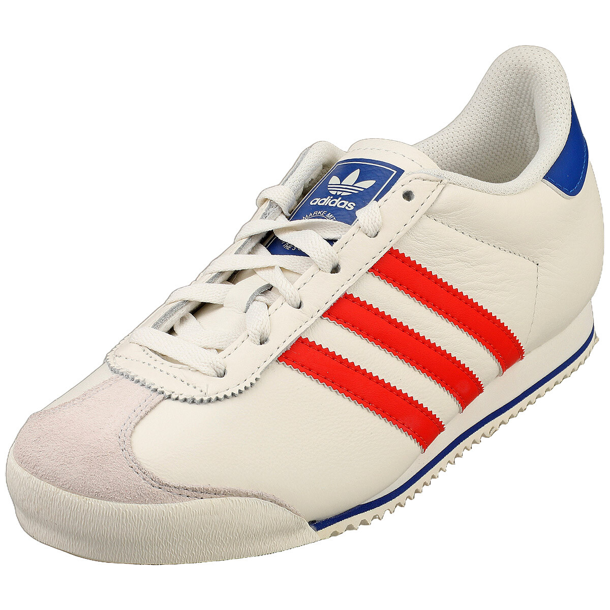 adidas Kick Core White/Bright Red/Team Royal Blue Unisex UK 5