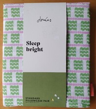 JOULES Standard Pillowcase PAIR New PHEASANT FLORAL