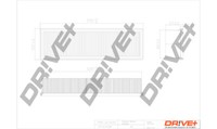 Dr!ve+ DP1110.10.0199 Luftfilter Einsatz FüR CitroëN Peugeot Iran Khodro
