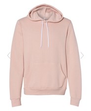 BELLA  CANVAS Unisex Sponge Fleece Pullover Sweatshirt Blank 3719 Hoodie