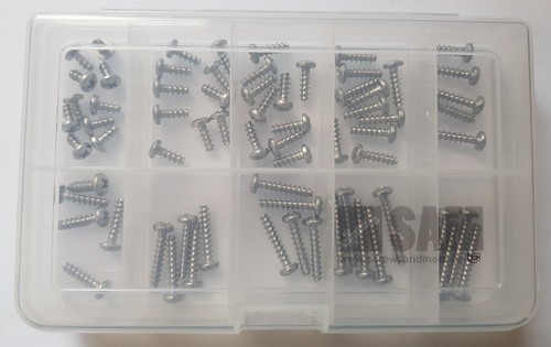 Schrauben für Kunststoffe TORX/KREUZSCHLITZ Linsen-/Senkkopf Set EDELSTAHL A2 - Bild 9 von 16