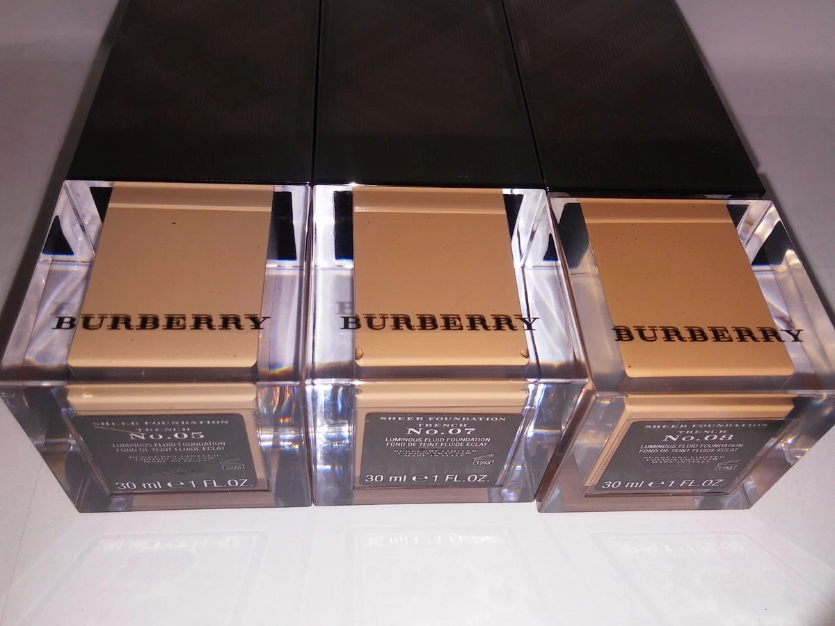 Burberry sheer luminous fluid cheap foundation