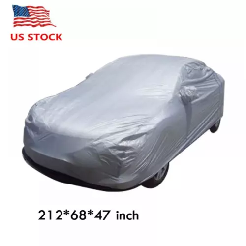 Full Car Cover Waterproof Sun UV Snow Dust Rain Resistant Car Protection XL Size - Foto 1 di 9
