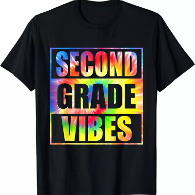 2025/Second Grade Vibes School Team Retro Sweet Funny Gift Unisex T-Shirt