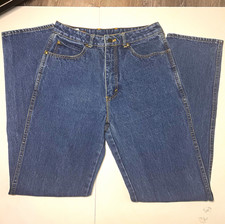 Vintage 80s Sasson High Waisted Jeans 100 Cotton Dark Wash Mom Jeans Waist 29"