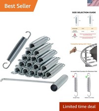 5.5-7 Inch Replacement Trampoline Springs - Set of 16 for Maximum Safety