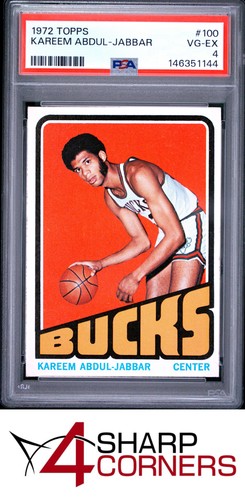Kareem Abdul-Jabbar #100 1972 Topps card